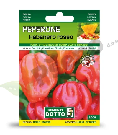 Ljuta paprika HABANERO ROSSO