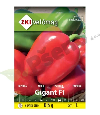 Paprika GIGANT F1 ZKI